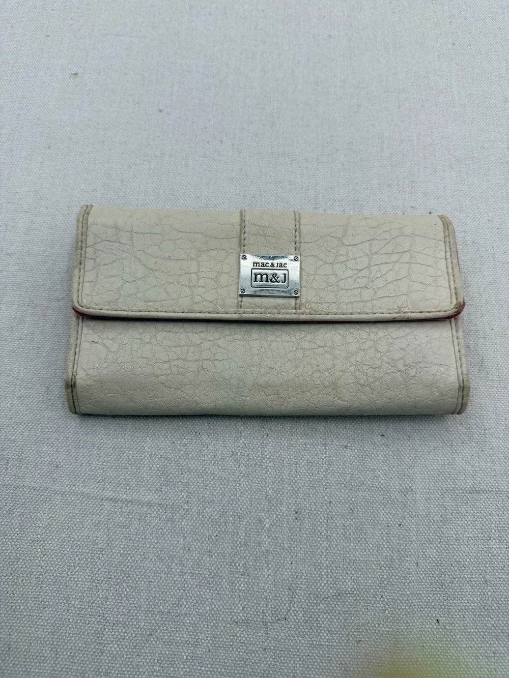 Marc By Marc Jacobs Cream Leather Wallet
